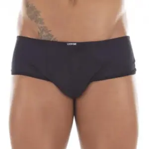 Mini Panty Homme Transparent Dos Opaque Devant Séduction Polyamide Élégant