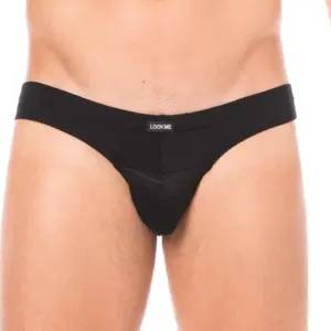 Slip Noir Échancré Rayé Transparent Opaque Homme Confort Premium Polyamide Élasthanne