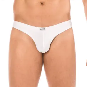 String Blanc Élégant Dentelle Élastique Homme Lookme Silhouette Sensuelle
