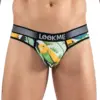 String Exotique Homme Imprimé Oiseau Chanteur Ceinture Élastique Confort Premium