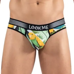 String Exotique Homme Imprimé Oiseau Chanteur Ceinture Élastique Confort Premium