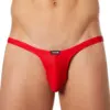 String Homme Ultra Fin Rouge Élégant Polyamide Confort Lingerie Sexy