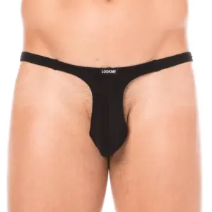 String Noir Confortable Coton Élasthanne Sexy Masculin Quotidien Élégant