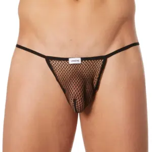 String Noir Résille Filet Homme Confort Haute Qualité Moments Intimes